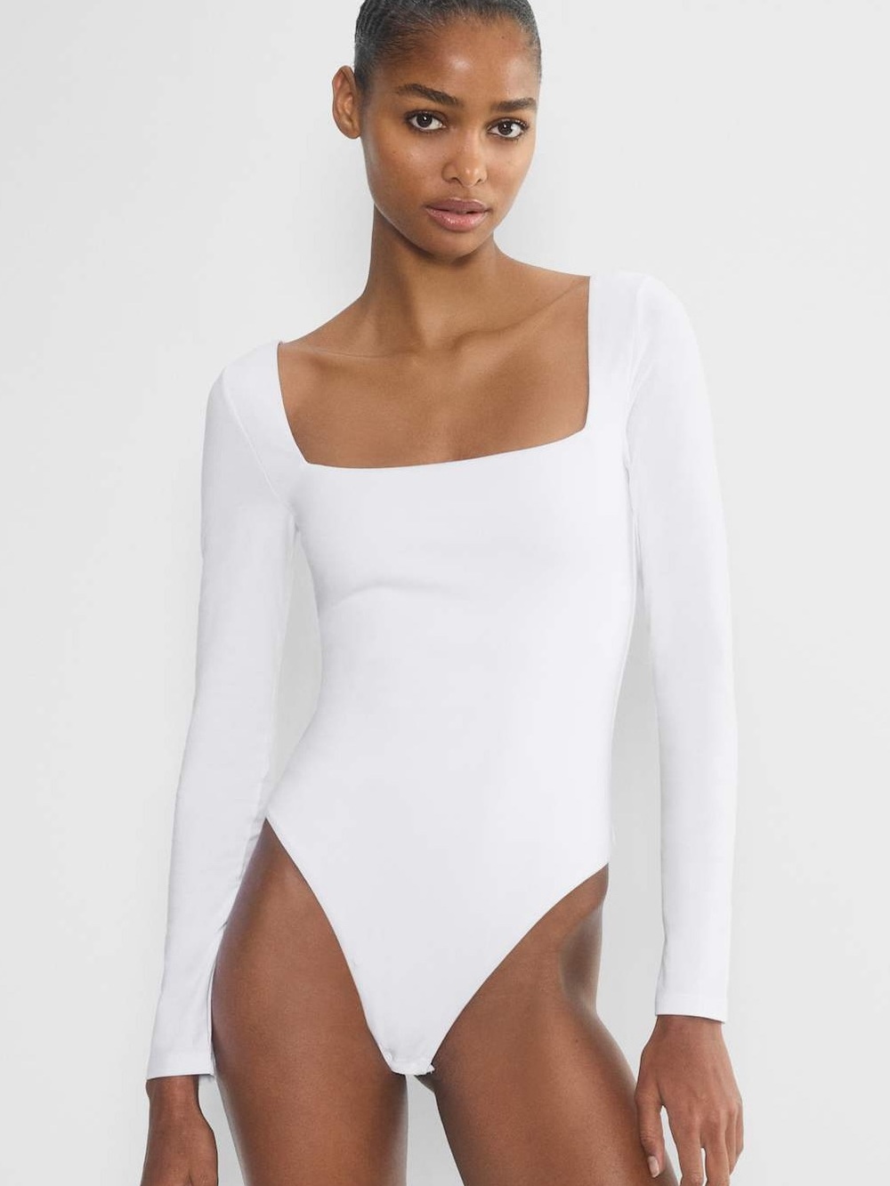 Aritzia Babaton Casual Contour Squareneck Bodysuit - M